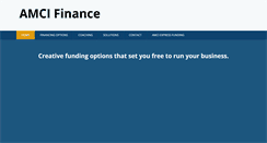 Desktop Screenshot of amcifinance.com